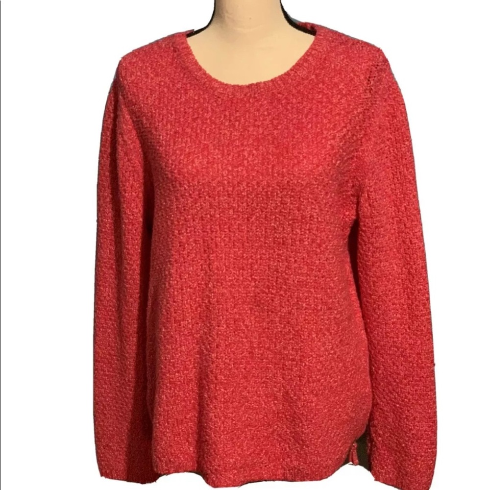 TALBOTS. Women’s Pink Knit Sweater Size L